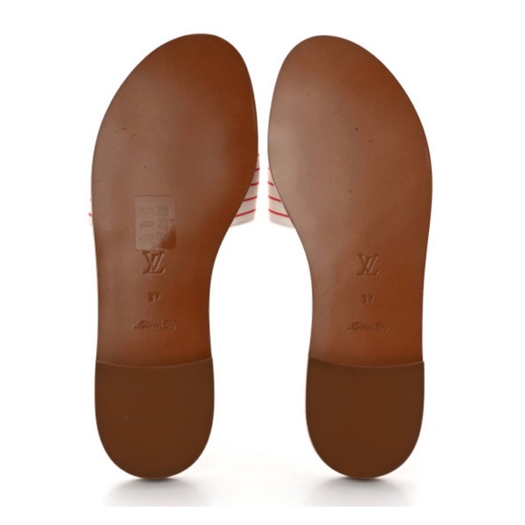 Louis Vuitton Canvas LV Escale Lock It Flat Mule - Picture 5 of 8